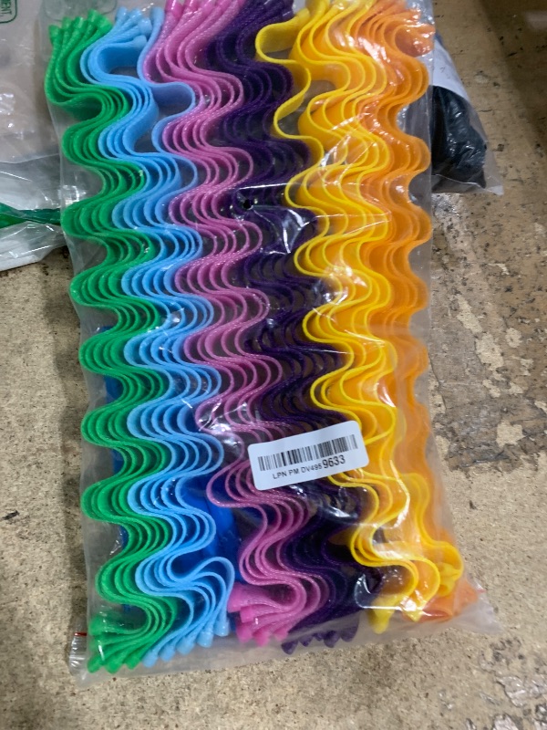 Photo 1 of 30 Pieces Heatless Waves Curlers Spiral Curls Styling Kit No Heat Hair Waver Spiral Curlers Rollers with 2 Pieces Styling Hooks for Most Hairstyles (65 cm)
