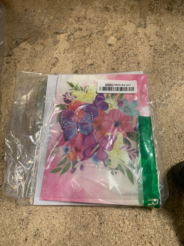 Photo 1 of FITMITE MUSIC & LIGHTS Birthday Card, Pop-up Butterfly Flowers Get Well Soon Thank You Mother's Day Anniversary Card Gifts for Women Wife Sister-Purple Butterflies