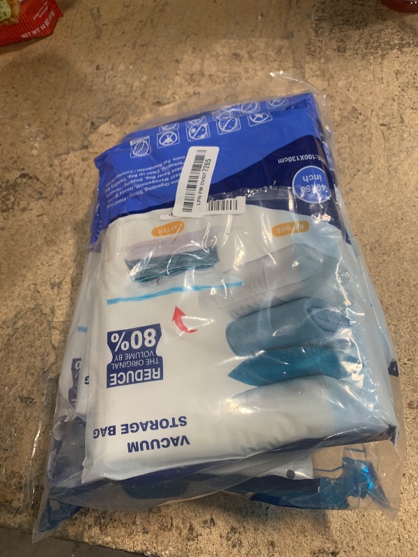 Photo 1 of 6 Pack Combo Premium Super Jumbo Vacuum Storage Space Saver Bags X3 (130X100cm) with Extra Large Vacuum Storage Space Saver Bags X3 (120X80cm)
