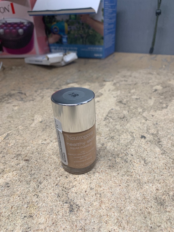 Photo 1 of Neutrogena Healthy Skin Liquid Makeup Foundation with Broad Spectrum SPF 20 Sunscreen, Medium Coverage Foundation with Nourishing Pro-Vitamin B5, Soft Beige 50, 1 fl. oz