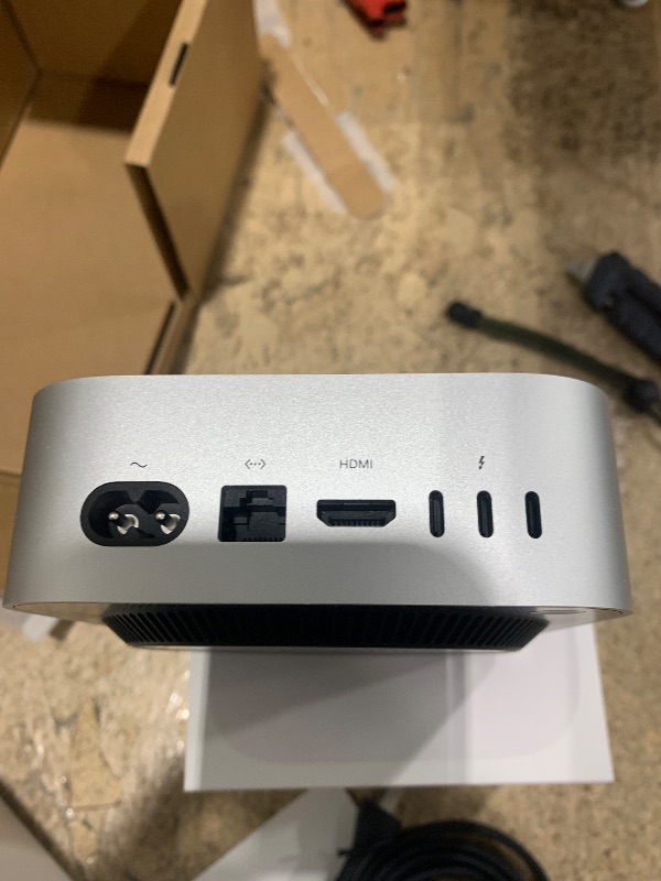 Photo 1 of Apple 2024 Mac mini Desktop Computer with M4 chip with 10?core CPU and 10?core GPU: Built for Apple Intelligence, 24GB Unified Memory, 512GB SSD Storage, Gigabit Ethernet. Works with iPhone/iPad