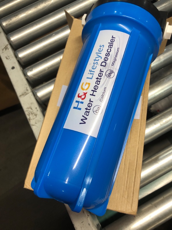 Photo 1 of (missing pieces) H&G Lifestyles Whole House Water Descaler Scale Calcium Inhibitor Inline Water Softener System for Water Heater 