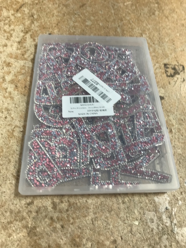 Photo 1 of 72 Pcs Rhinestone Letter Stickers Crystal Alphabet A-Z Letters & 0-9 Number Self-Adhesive Letter Patches Bling Glitter Letter Number Stickers for Clothing Craft Decor(Rose Gold)