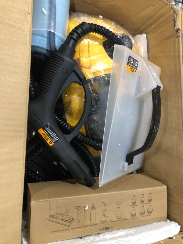 Photo 1 of ***PARTS ONLY ITEM***Wagner Spraytech 0282014 915e On-Demand Steam Cleaner & Wallpaper Removal, Multipurpose Power Steamer, 18 Attachments Included (Some Pieces Included in Storage Compartment) For Floor