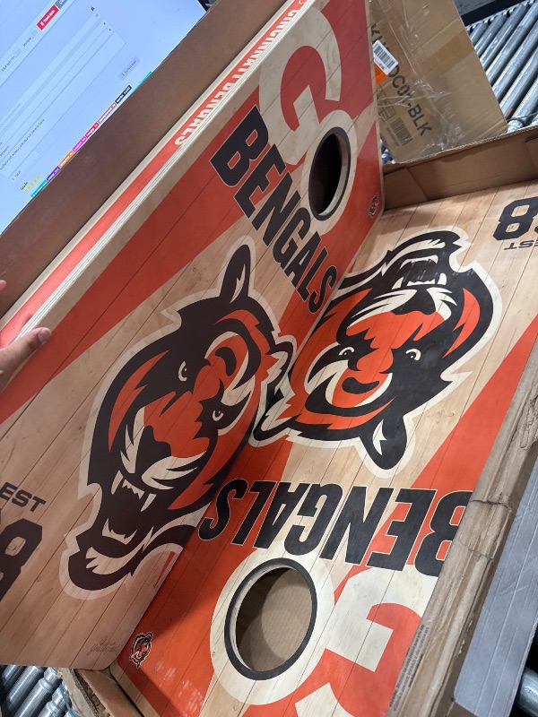 Photo 1 of *PHOTO FOR REFERENCE*YouTheFan NFL 2' x 4' Cornhole Game