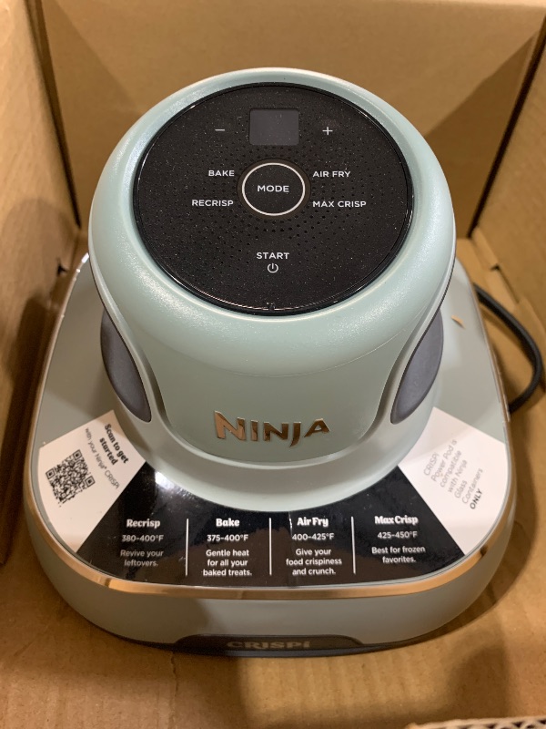 Photo 1 of (used) 
Ninja Crispi Air Fryer, Microwave, Freezer & Dishwasher Safe, Non Toxic Glass Portable Cooking System
