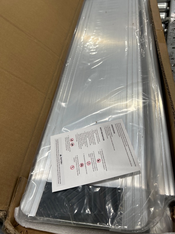 Photo 1 of 7FT Portable Wheelchair Ramp, Adjustable Aluminum ramps for wheelchairs for Home, 1200LB Capacity, 2X Thickened Sidewall, Wheelchair Ramp for Home, Stairs, Steps (2 Pack)