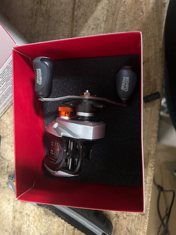 Photo 1 of Abu Garcia Revo X BFS Low Profile Reel, Reliable Freshwater Fishing Reel, Lightweight C6 Carbon Sideplates and BFS Tuned MagTrax Braking System, Carbon Matrix Drag System, Max Drag of 20lb | 9.0kg