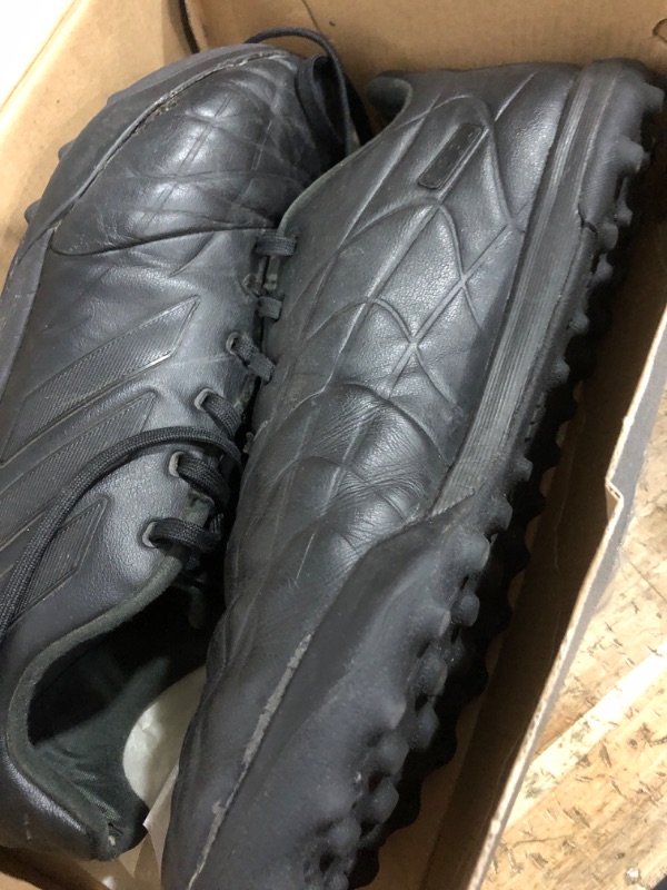 Photo 1 of adidas Unisex Copa Pure.3 Turf Soccer Shoe, Black/Black/Black, 9 US Men
