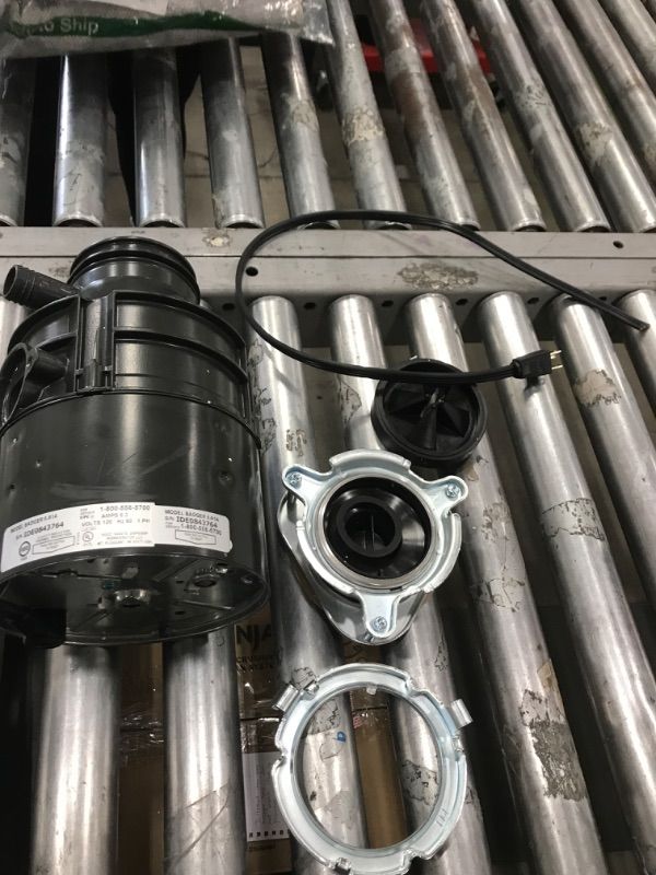 Photo 1 of ** FOR PARTS ONLY ** InSinkErator Badger 5 Garbage Disposal with Power Cord, Standard Series 1/2 HP Continuous Feed Food Waste Disposer, Badger 5 W/C, No Size, Black/Gray