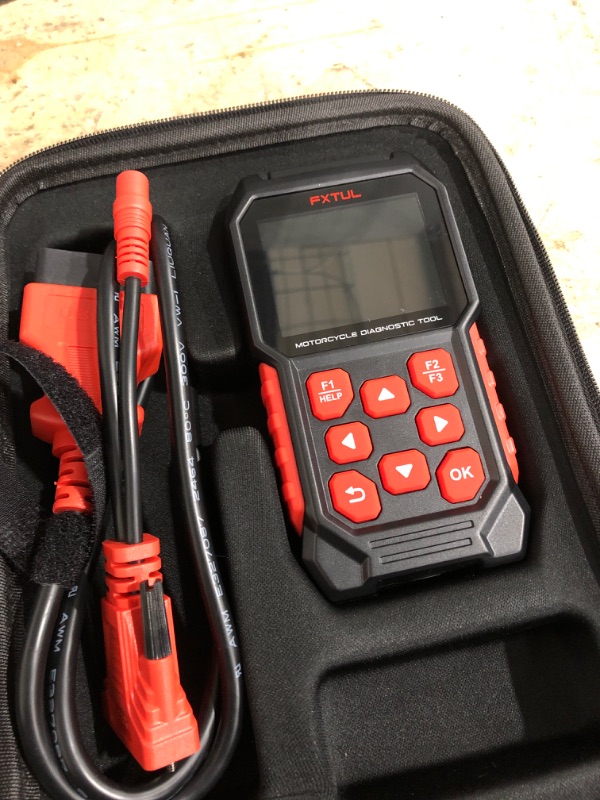 Photo 1 of Motorcycle Diagnostic Tool,M4 Motorcycle Diagnostic Scan Tool,Multi-System Diagnostics Code Readers & Scan Tools Compatible for BMW-10P Special with Oil Service Reset,ECM,ABS,BCM,IM-MO,17 Languages