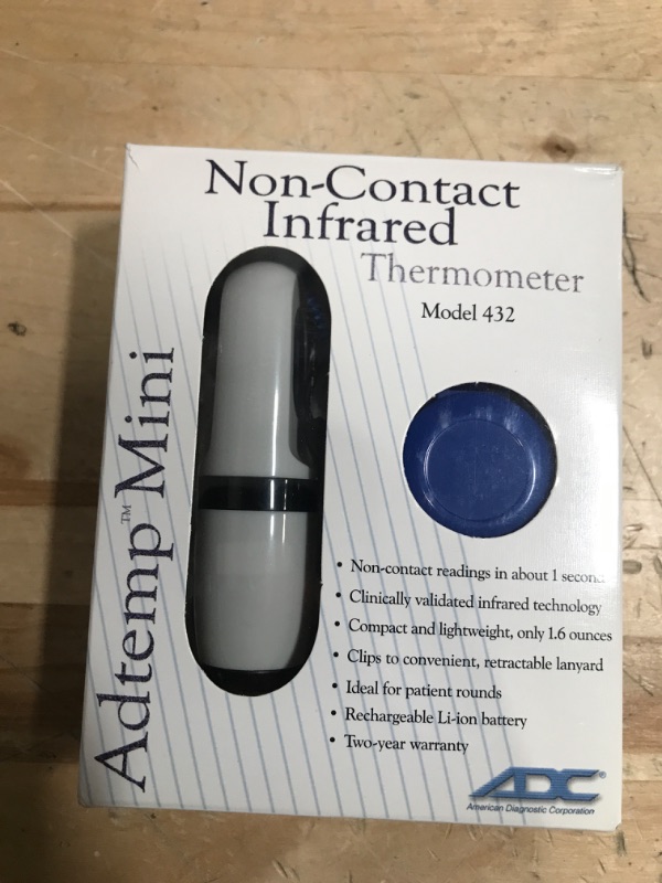 Photo 1 of ADC Adtemp Mini 432 Non-Contact Infrared Thermometer