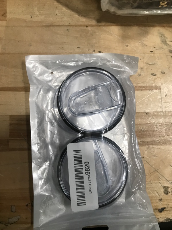 Photo 1 of 2PCS 20 Oz Skinny Replacement Lids Tumbler Replacement Lids Clear Spill Proof Durable Covers Tumblers Lid Cup Plastic Splash Resistant Sliding Covers Fit For Mouth Tumbler Cooler Cup