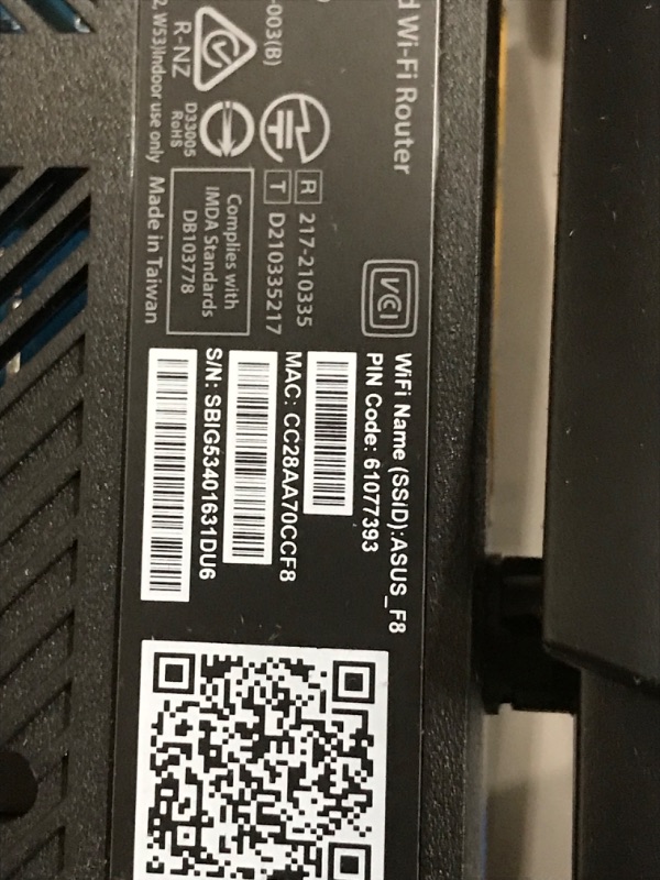 Photo 1 of ASUS RT-AX3000 Ultra-Fast Dual Band Gigabit Wireless Router - Next Gen WiFi 6, Adaptive QoS, and AiProtection by Trend Micro | 1x WAN, 4x 1G LAN, 1x USB 3.0 - AiMesh Compatible