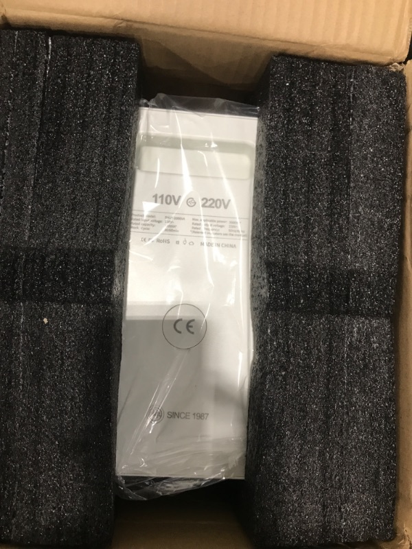 Photo 1 of 2000W Step Up Voltage 110V to 220V Converter Heavy Duty Power Converter 110v to 220v Power Transformer for Europe Asian Korea 220V-240V Appliances Use in US Canada Mexico
