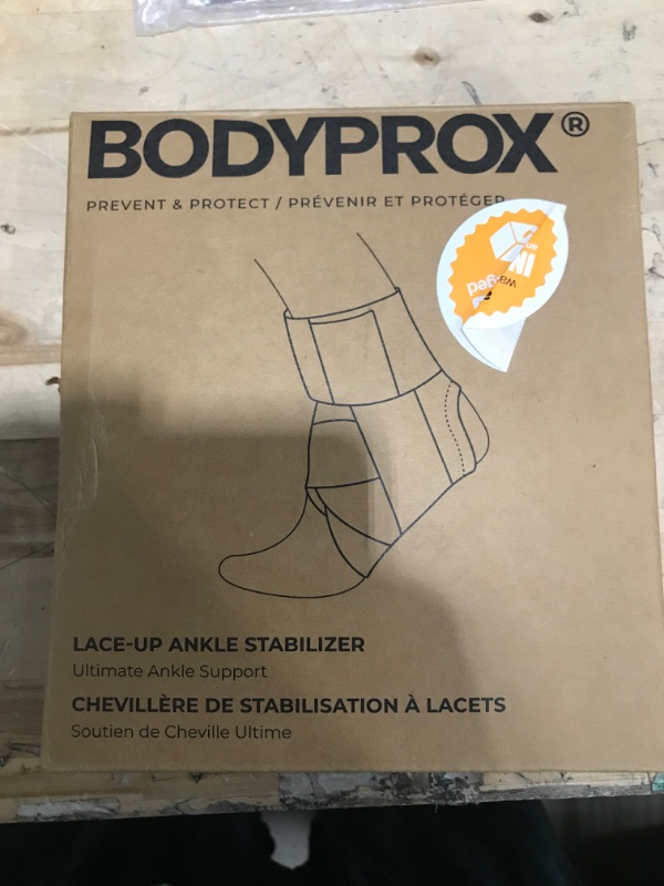 Photo 1 of Ankle Brace for Women and Men, Lace Up Ankle Support Brace Stabilizer for Sprained Ankle (Large)