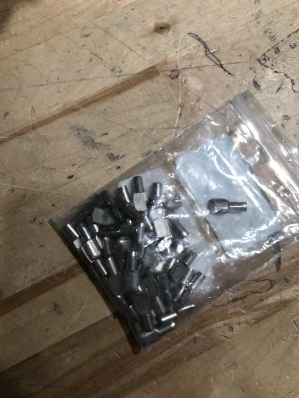 Photo 1 of 5mm Shelf Pegs Pins,60 Pieces Cabinet Furniture Spoon Shape Support Pegs for Shelves Nickel Plated