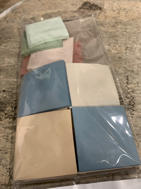 Photo 1 of (16 Pack) Sticky Notes 3x3, Vintage Colors, Sticky Pads, Recyclable, Self-Stick Pads, Easy to Post for Home, Office, Notebook