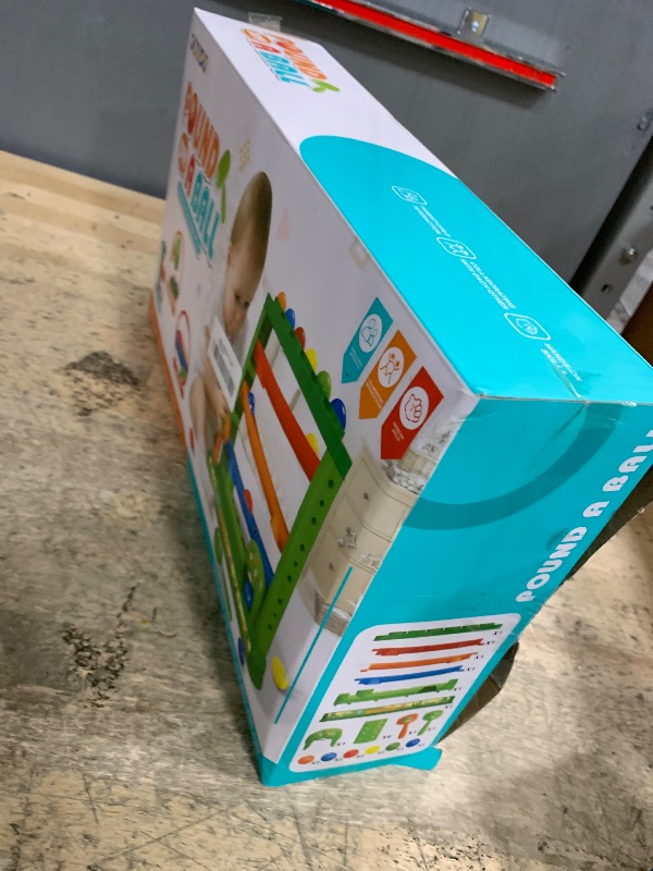 Photo 1 of OCHIDO Toddlers Toys for1 2 3 Years Old Kids, Pound A Ball Included 2 Hammer & 12 Balls, Montessori Toys for Interactive Game for Boys and Girls, Early Learning Educational Gift