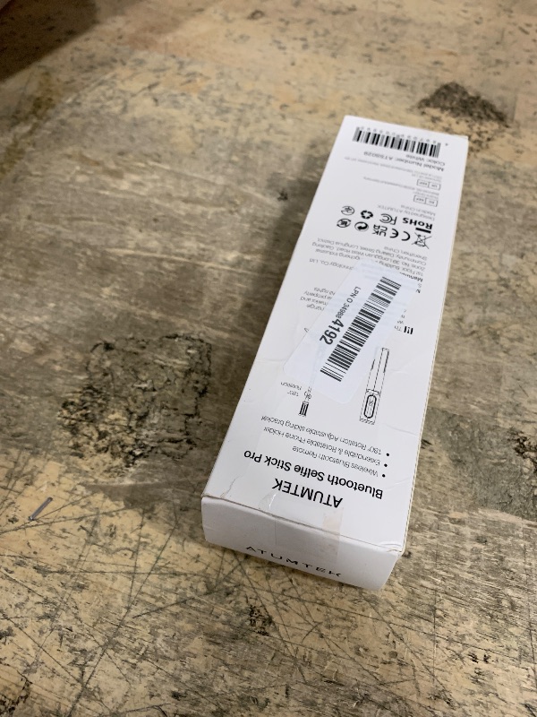 Photo 1 of ATUMTEK Selfie Stick Tripod, Extendable 3 in 1 Aluminum Bluetooth Selfie Stick with Wireless Remote and Tripod Stand for iPhone 16/15/14/13/12/11 Pro Max/XS Max/XS/XR/X/8/7, Samsung Smartphones White
