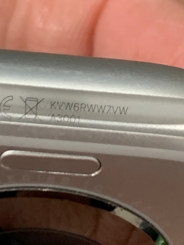 Photo 1 of Apple Watch Series 10 [GPS + Cellular 42mm case] Smartwatch with Silver Aluminium Case with Denim Sport Band - M/L. Fitness Tracker, ECG App, Always-On Retina Display, Water Resistant