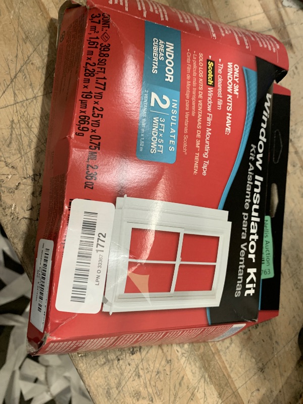 Photo 1 of 3M Window Kit 62" X 84"Film