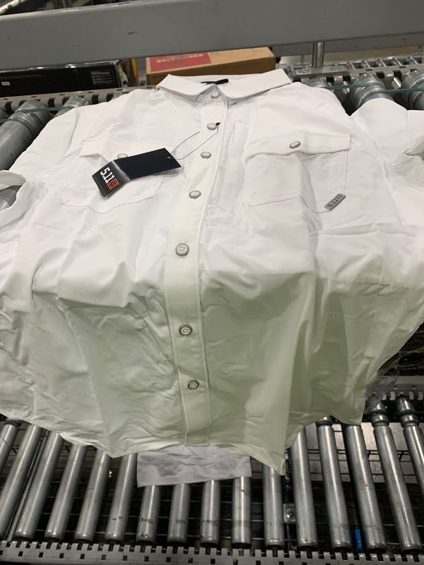 Photo 1 of 5.11 button up short sleeve white small
