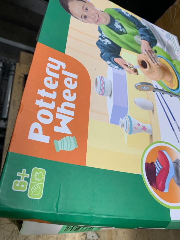 Photo 1 of Pottery Wheel for Kids - Complete Pottery Painting Kit Arts and Crafts for Kids Ages 8-12 with 3 Pack Air Dry Clay Art Supplies for Kids Toys Girls Boy Birthday Gift for 6 7 8 9 10 11 12+