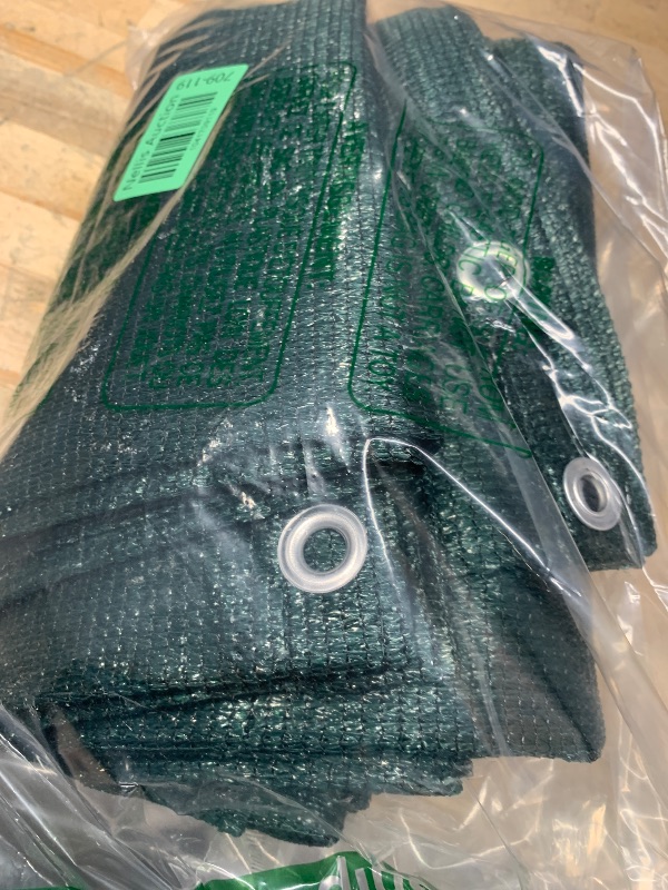 Photo 1 of 90% Shade Cloth for Plants 3.3 Ft × 6.6 Ft Greenhouse Shade Cloth for Protect Vegetable Plants Fruits Flowers Crops - Green