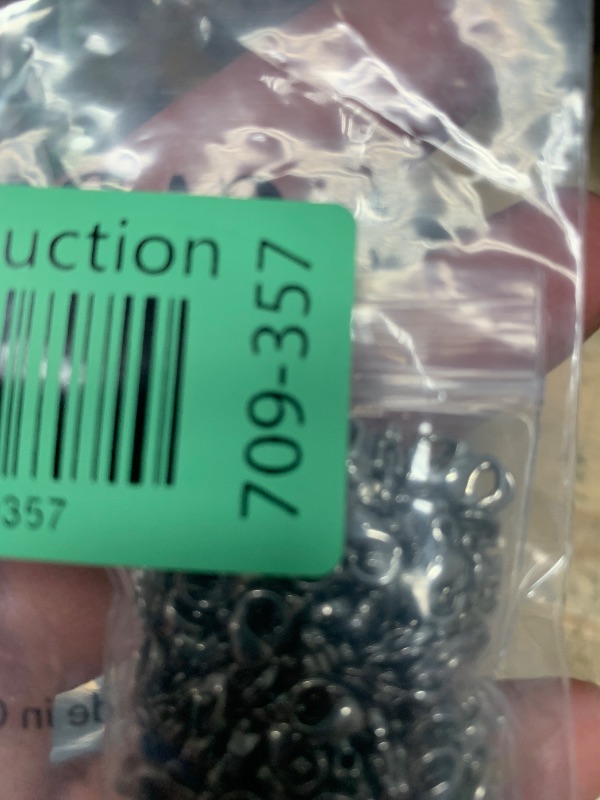 Photo 1 of 120PCS 9MM Lobster Clasps 304 Stainless Steel Lobster Claw Clasps Bulk for Jewelry Making DIY Necklace Bracelet