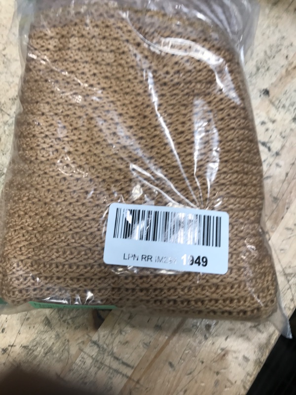 Photo 1 of ANRABESS Women's Short Sleeve Sweaters Tops Polo V Neck Cable Knit Casual Soft Pullover Shirts 2025 Summer Outfits Beige X-Large