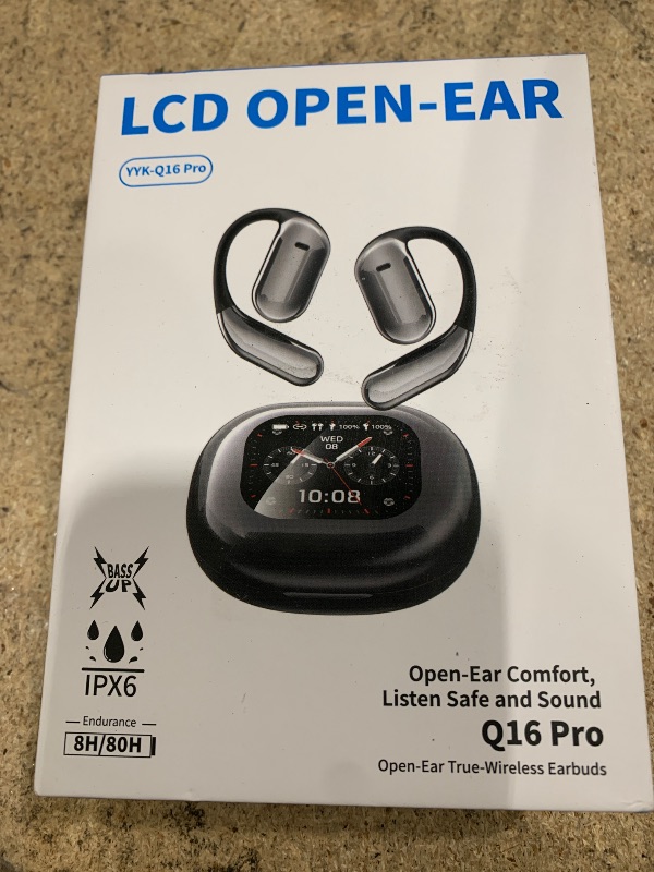Photo 1 of AI Real-Time Translation Earbuds,144 Languages, Two-Way Translator Earbuds, Noise Cancelling HiFi Sound,Bluetooth Wireless Earbuds with LCD Touch Screen,Compatible with iOS & Android (Silver)