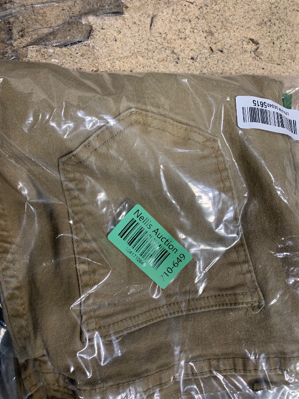 Photo 1 of HUNGSON Men Skinny Slim Fit Casual Jeans Dyeing Stretch Straight Fashion Denim Pants(Khaki,28)