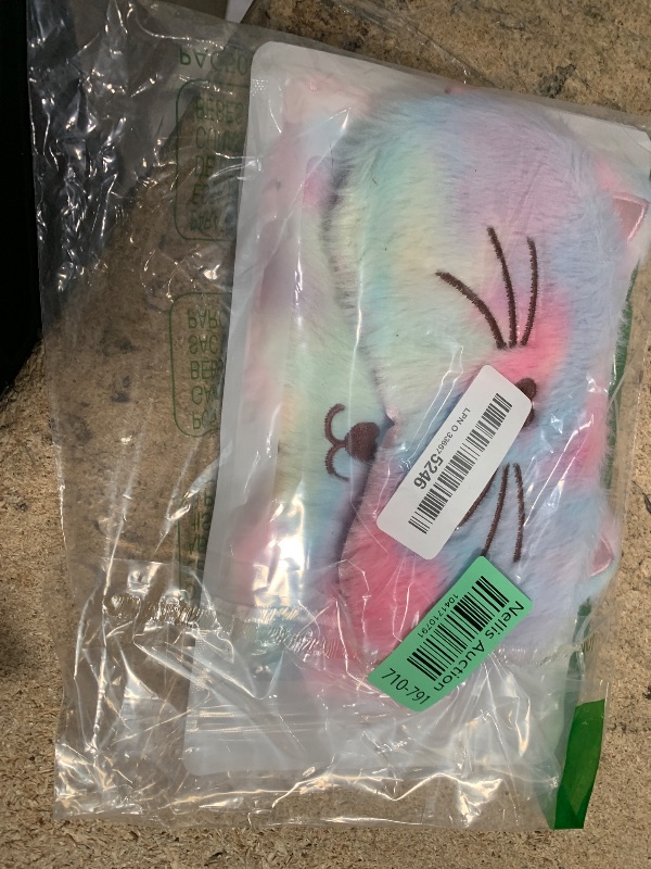 Photo 1 of 3 Pieces Sleep Mask for Kids, Girls Plush Sleeping Eye Cover Soft Eye Blindfold Cover Animal Shade for Kids(Rainbow Color,Bunny, Cat and Unicorn Style)