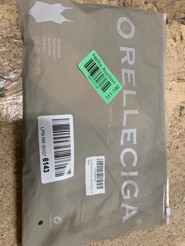 Photo 1 of RELLECIGA Women's Army Green Bathing Suit Adjustable Thin Shoulder Straps Bandeau One Piece Size Small