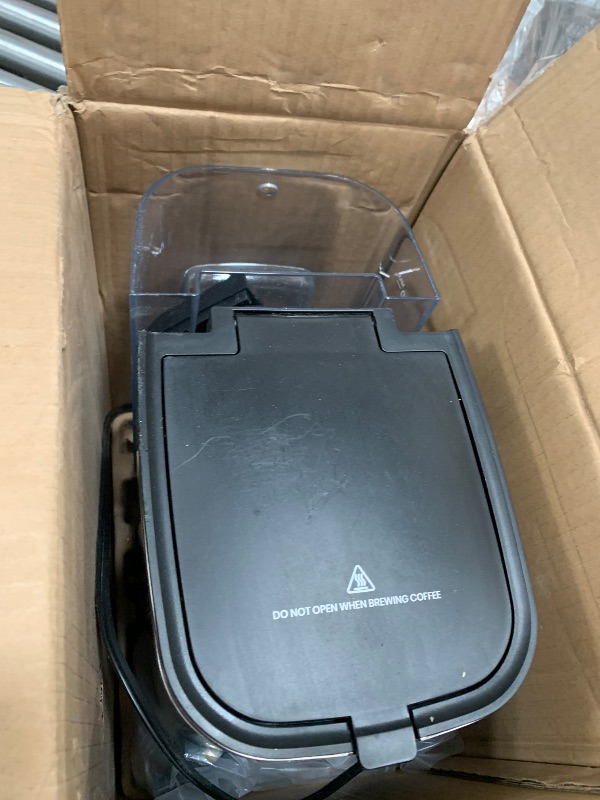 Photo 1 of Electactic 10-Cup Drip Coffee Maker, 24-Hour Programmable, Touch Screen, 2 Strength Levels, Reusable Filter, 55oz, Black