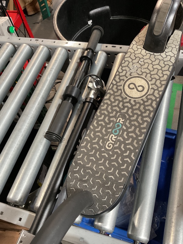 Photo 1 of (Sold for parts)(Used)(see images)Gyroor Kids Electric Scooter with 180W Motor & LED Visible Display, Colorful Lights, Adjustable Speed and Height