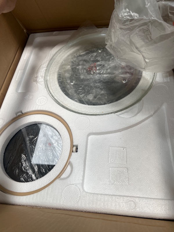 Photo 1 of ***** PARTS ONLY *** TOSHIBA ML-EM45PIT(SS) Countertop Microwave Oven with Inverter Technology, Kitchen Essentials, Smart Sensor, Auto Defrost, 1.6 Cu.ft, 13.6" Removable Turntable, 33lb.&1250W, Stainless Steel