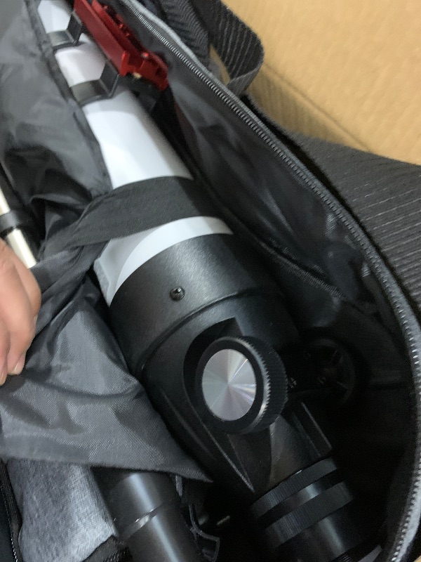 Photo 1 of *UNKNOWN OF ANY MAJOR DAMAGES* MEEZAA Telescope, Telescope for Adults High Powered Professional, 90mm Aperture 800mm Refractor Telescopes for Astronomy Beginners Fully Multi-Coated with AZ Mount Tripod & Phone Adapter & Carry Bag