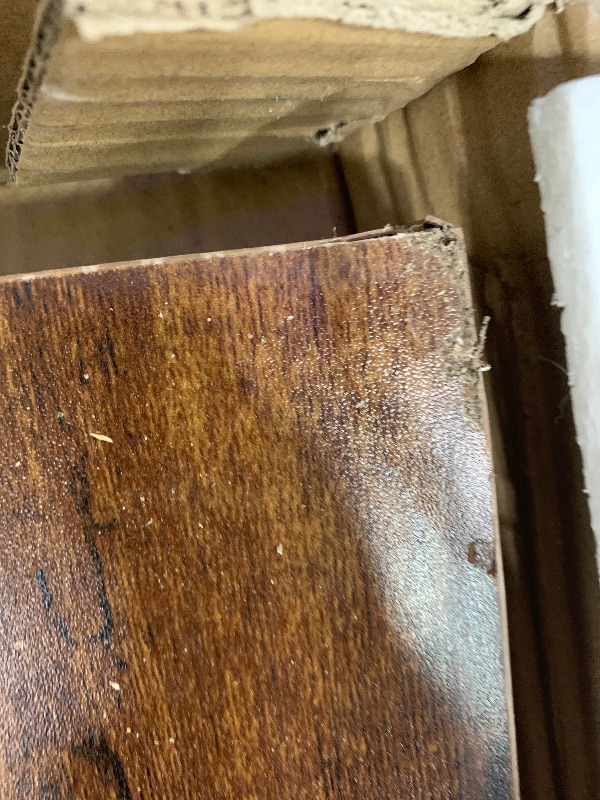 Photo 1 of ***DAMAGED - CHIPPED - TOPPER ONLY - NO CAGE***
Hoyula Dog Crate Topper Wood 36 Inch Dog Crate Topper Crate Table Topper Collapsible Dog Kennel Topper for Decorative Dog Crate, Suitable for 36 Inch Wire Dog Crate (Furniture Style, Brown)