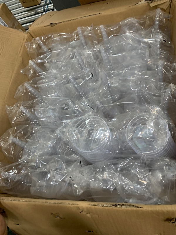 Photo 1 of *UNKNOWN IF DAMAGED* Plastic Champagne Coupe Glasses Set -288 Pack 4 Oz. - Crystal Clear Disposable Champagne Glasses With Stem - Plastic Champagne Glasses Disposable - Ideal For Weddings, Birthdays, And Parties