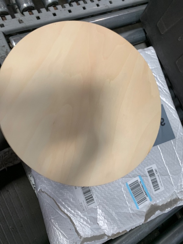 Photo 1 of [Upgraded] Artificer 3 Pieces Large Round Wooden Discs 18 Inch, 1/4 Thick Unfinished Wood Circles 18 Inch Circle Blank Plywood Board Cutouts Wood Rounds for Crafts, Wood Burning, Door Hanger Signs