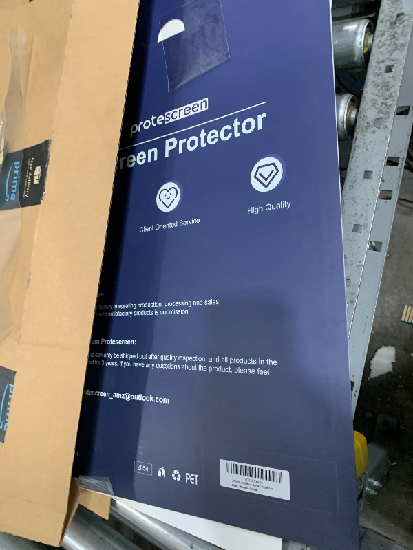 Photo 1 of [2-Pack] 27 Inch Anti Blue Light Anti Glare Computer Screen Protector for 16:9 Widescreen Monitor, Removable Anti-Scratch Anti-UV Blocking Screen Filter, Eye Protection Reduce Eye Fatigue and Strain