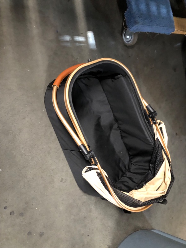 Photo 1 of 3 in 1 Pet Stroller with 4 Wheels, Foldable Pet Travel Carrier for Small/Medium Dogs Cats up to 50lbs, Detachble Portable Pet Bag, Storage Basket