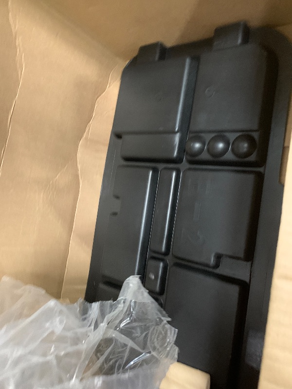 Photo 1 of 10L0L Golf Cart Under Seat Storage Tray Only for 2008-UP EZGO RXV Electric Vehicle with Original Trojan Battery Underseat Organizer Container Holder Plate