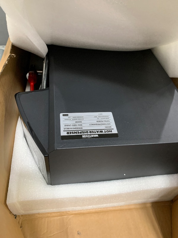 Photo 1 of WantJoin Hot Water Dispenser Commercial Adjustable Temperature Water Boiler 30L 7.9Gallon 1600W Step-Heating Automatic Electric Hot Water Dispenser Countertop