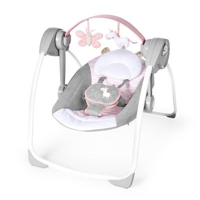 Photo 1 of 07445122024Ingenuity Comfort 2 Go Portable Swing - Flora the Unicorn
