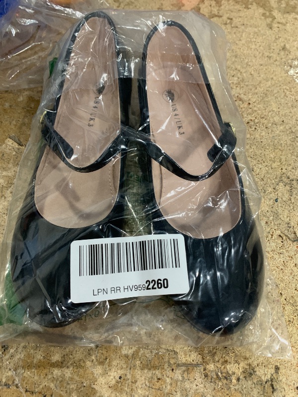 Photo 1 of MIXIN Girls Mary Jane Dress Shoes - Princess Ballerina Flats Low Heels for School Party Wedding, Back to School Shoes for Girls (4 Big Kid, Noble Black, Numeric_4)