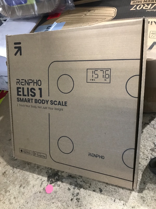 Photo 1 of RENPHO Smart Scale for Body Weight, FSA HSA Eligible, Digital Bathroom Scale BMI Weighing Bluetooth Body Fat Scale, Body Composition Monitor Health Analyzer with Smartphone App, 400 lbs - Elis 1