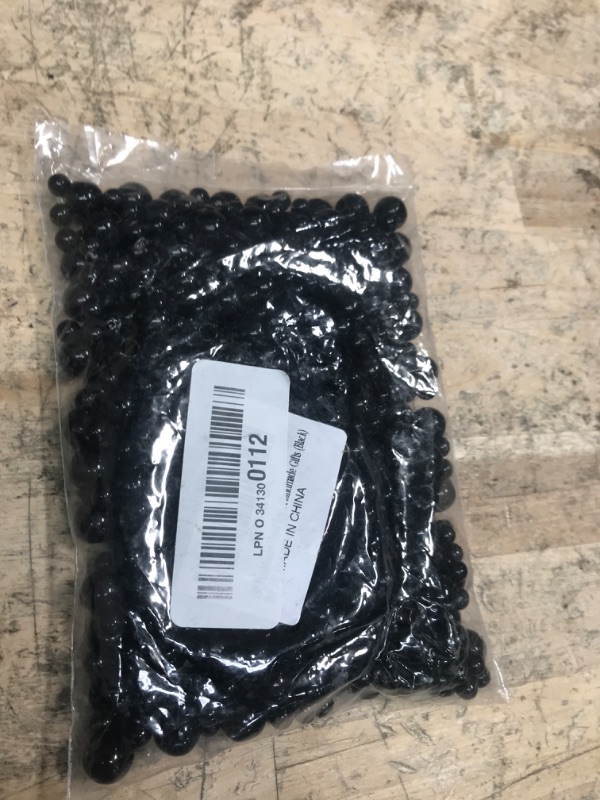 Photo 1 of 150 Pcs Black Mouse Head Acrylic Beads Large Hole Pastel Beads Pendants for DIY Bracelet Necklace Jewelry Handmade Craft Making
